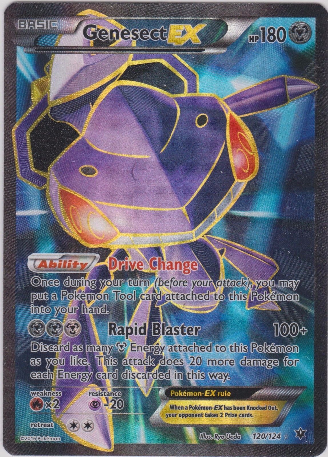 Genesect EX 120/124 - Full Art Rare
